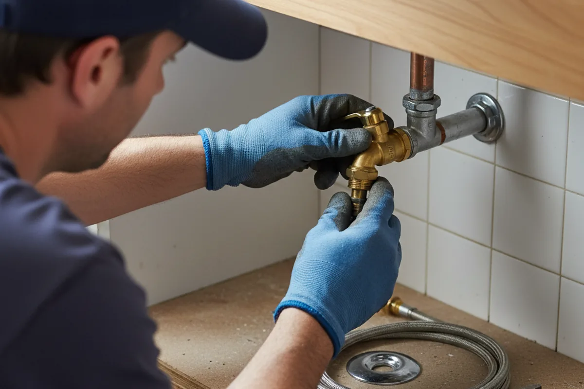 Shutoff valve and fitting work during Faucet and Fixture Repair in Oakland